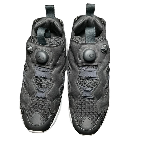Reebok Instapump Fury Woven Black White W7.5 - Picture 4 of 6